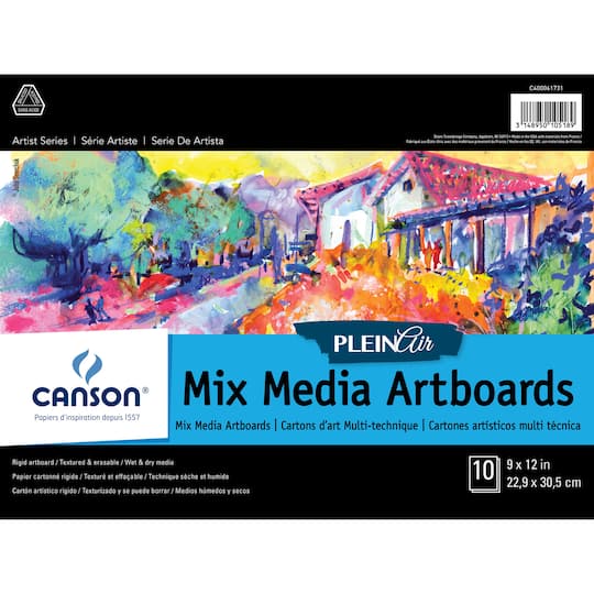 Canson® Plein Air Mix Media Artboard Pad